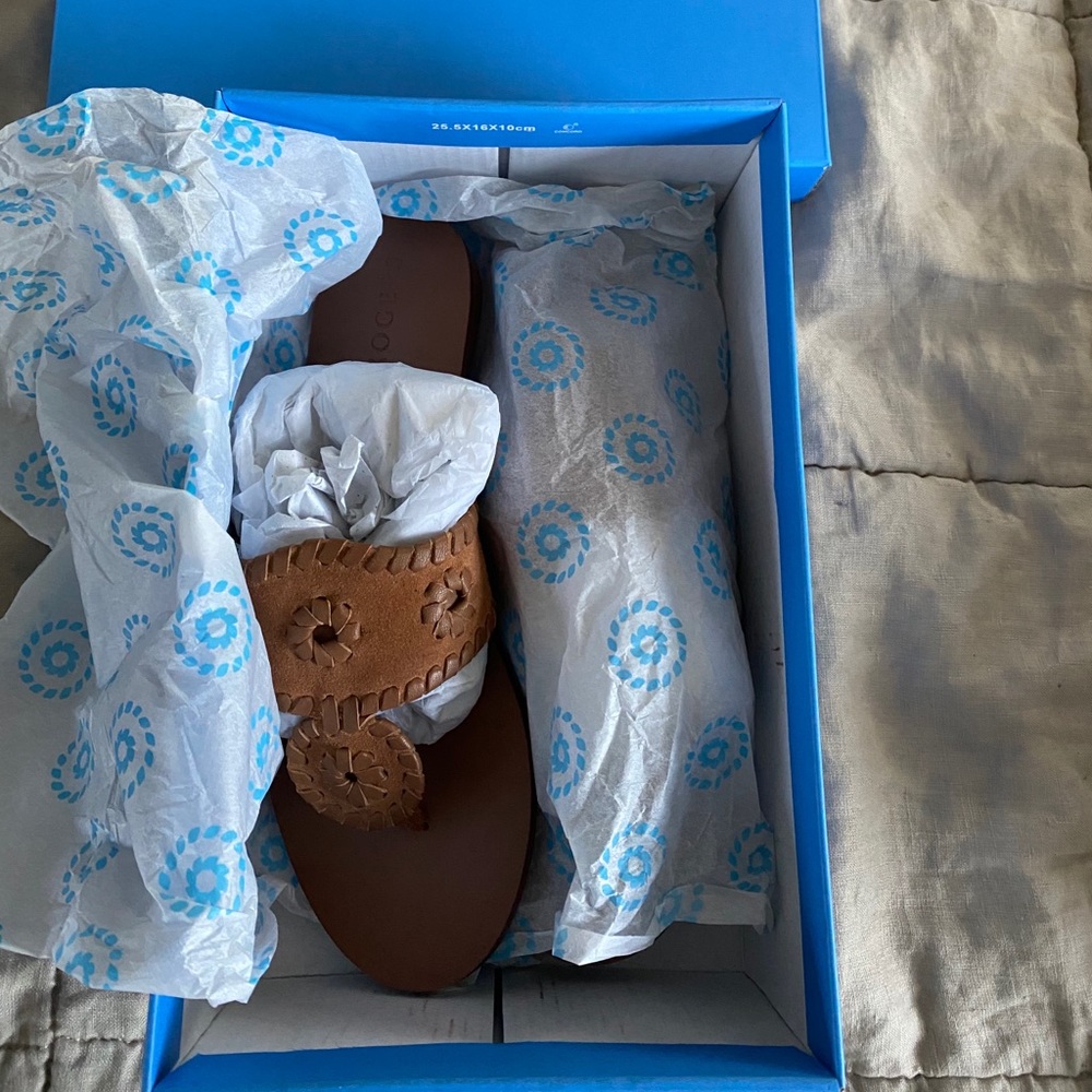 Jack Rogers suede Demi wedge